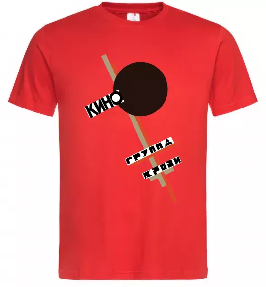 Мужская футболка Група крові Красный фото