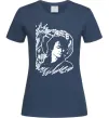 Жіноча футболка В.Цой Темно-синій фото