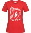 Жіноча футболка В.Цой Червоний фото