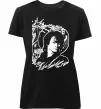 Жіноча преміум футболка В.Цой Чорний фото