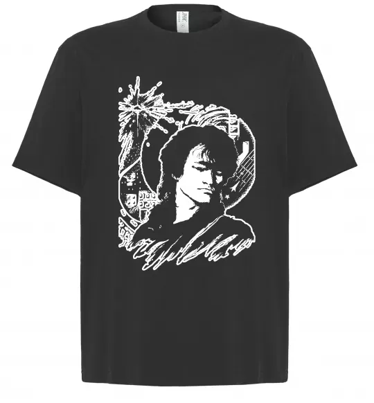 Футболка Оверсайз В.Цой Чорний фото