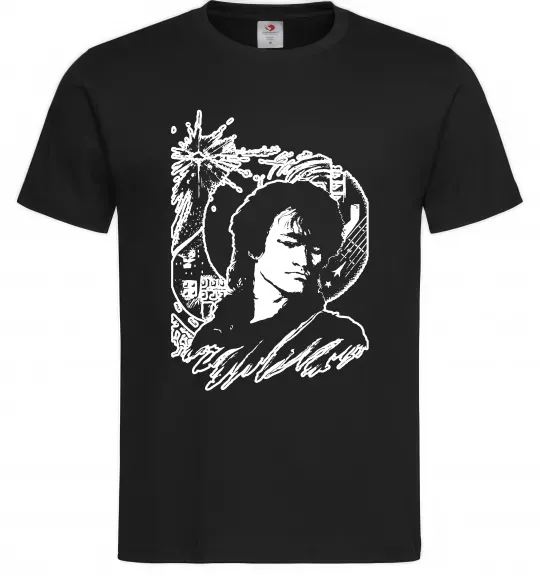 Чоловіча футболка В.Цой Чорний фото