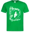 Чоловіча футболка В.Цой Зелений фото