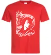 Чоловіча футболка В.Цой Червоний фото