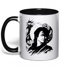 Чашка з кольоровою ручкою