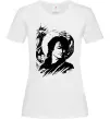 Жіноча футболка В.Цой Білий фото