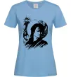 Жіноча футболка В.Цой Блакитний фото