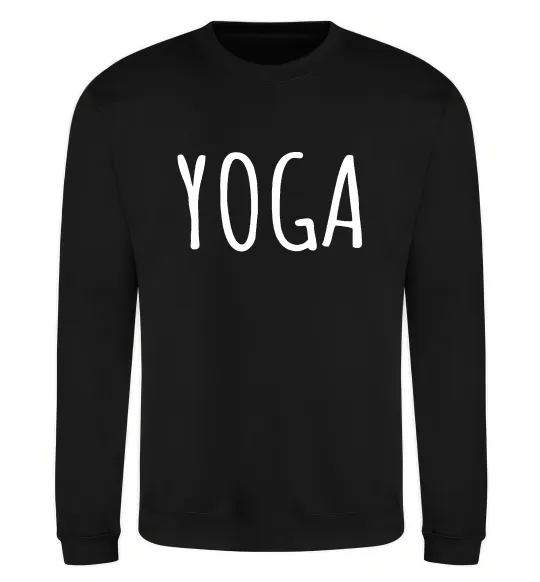 Світшот Yoga Чорний фото