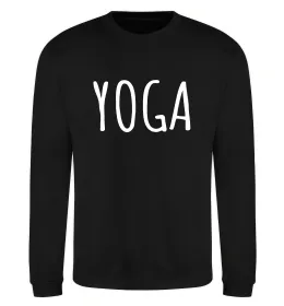 Світшот Yoga Чорний фото