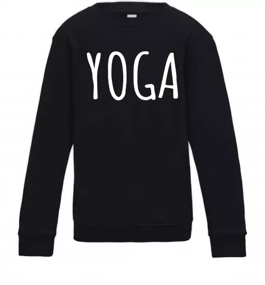 Детский Свитшот Yoga Черный фото