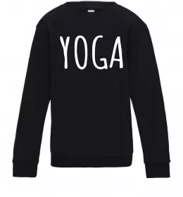 Детский Свитшот Find peace Черный фото