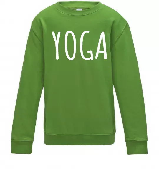 Детский Свитшот Yoga Лаймовый фото