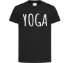 Дитяча футболка Yoga Чорний фото