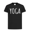 Дитяча футболка Yoga Чорний фото