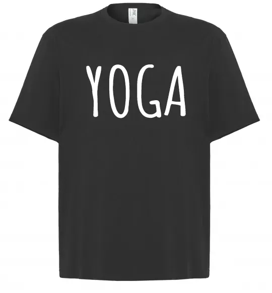 Футболка Оверсайз Yoga Черный фото