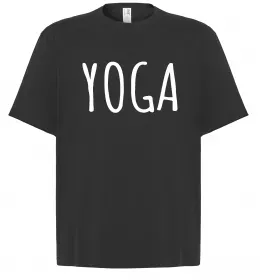 Футболка Оверсайз Yoga Черный фото