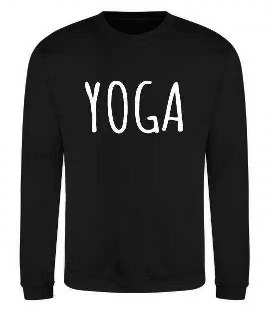 Свитшот Yoga Черный фото