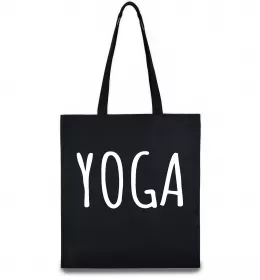 Эко-сумка Yoga Черный фото