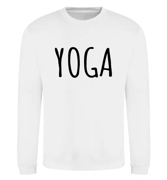 Світшот Yoga Білий фото