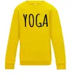 Детский Свитшот Yoga Солнечно желтый фото