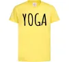 Дитяча футболка Yoga Лимонний фото
