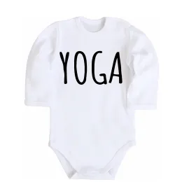 Детский боди Yoga Белый фото