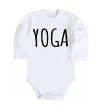Дитячий бодік Yoga Білий фото