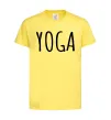 Дитяча футболка Yoga Лимонний фото