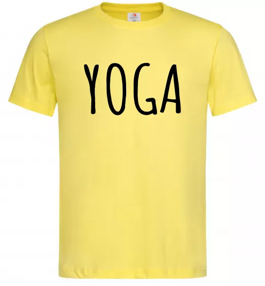 Чоловіча футболка Yoga Лимонний фото