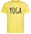 Чоловіча футболка Yoga Лимонний фото