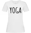 Жіноча футболка Yoga Білий фото