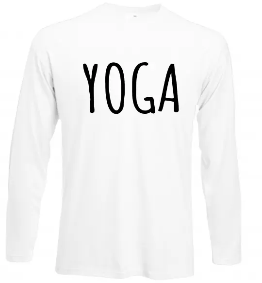 Лонгслив Yoga Белый фото
