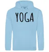 Чоловіча толстовка (худі) Yoga Блакитний фото