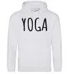 Жіноча толстовка (худі) Yoga Сірий меланж фото