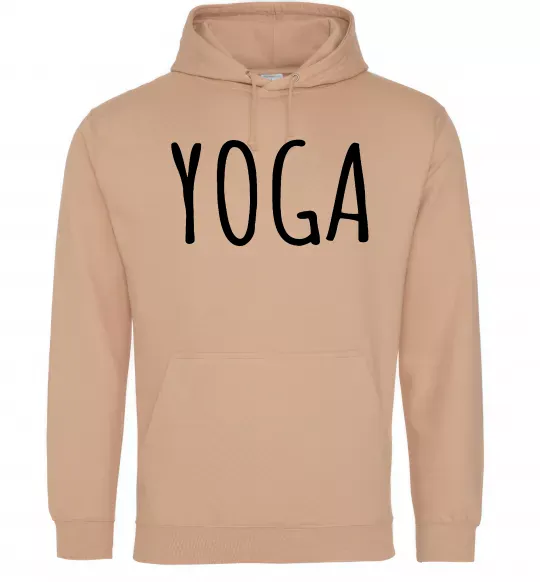 Жіноча толстовка (худі) Yoga Пісочний фото