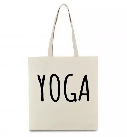 Эко-сумка Yoga Бежевый фото