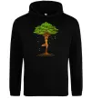 Чоловіча толстовка (худі) Дріада йога Чорний фото