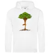 Чоловіча толстовка (худі) Дріада йога Білий фото