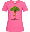 Жіноча футболка Дріада йога Яскраво-рожевий фото