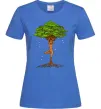Жіноча футболка Дріада йога Яскраво-синій фото