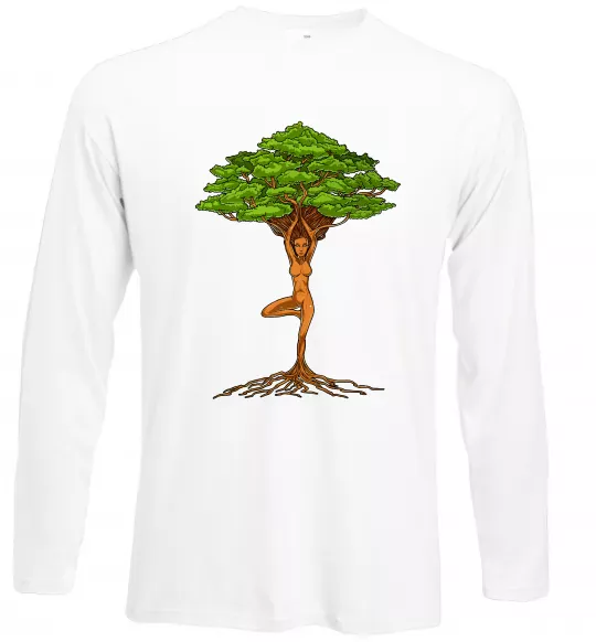 Лонгслив Дріада йога Белый фото