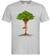 Чоловіча футболка Дріада йога Сірий фото