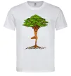 Чоловіча футболка Дріада йога Білий фото