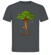 Чоловіча футболка Дріада йога Графіт фото
