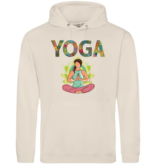 Мужская толстовка (худи) Yoga art Таш фото