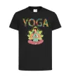 Детская футболка Yoga art Черный фото