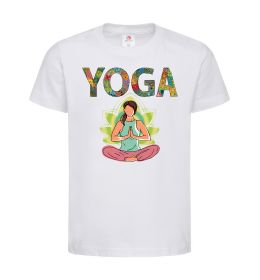 Детская футболка Yoga art