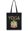 Еко-сумка Yoga art Чорний фото