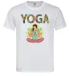 Чоловіча футболка Yoga art Білий фото