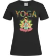 Жіноча футболка Yoga art Чорний Жіноча футболка Yoga art Чорний фото